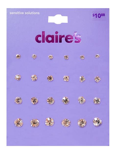 what are claire's earrings made of|claire's earrings for teens.